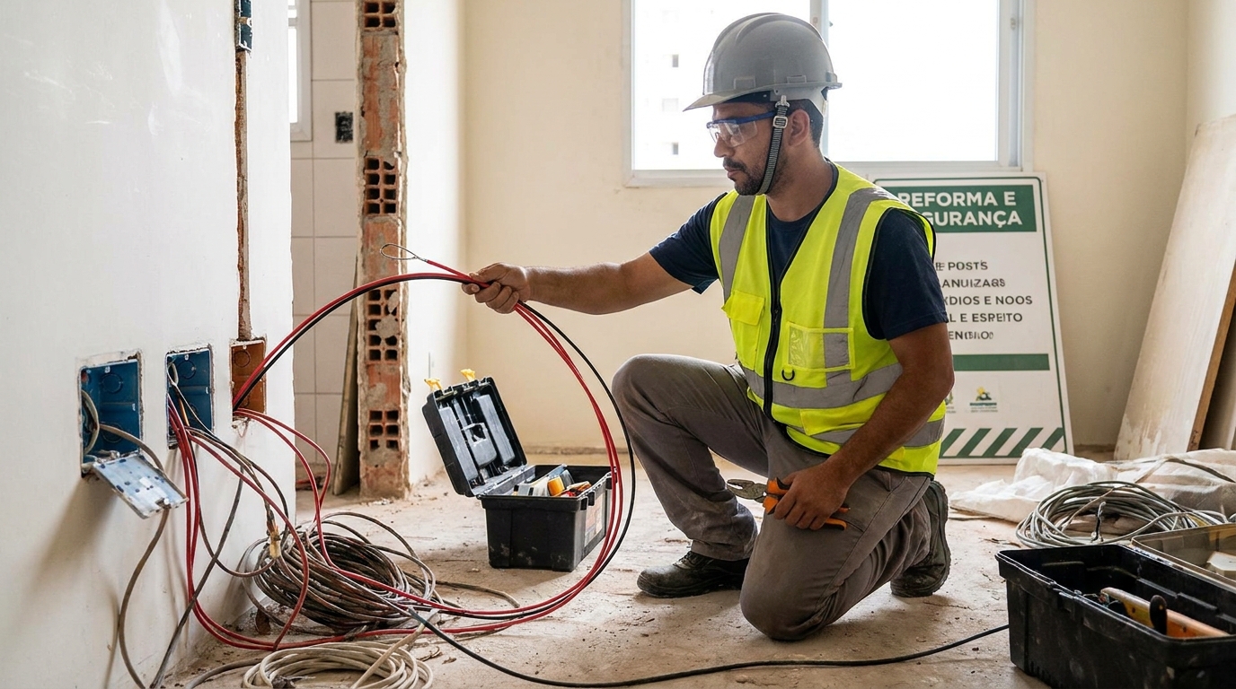 Substituição de Fios Antigos em Marília‑SP